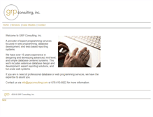 Tablet Screenshot of grpconsulting.com